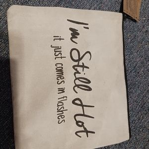 NWT.  Word art bag.  Vegan